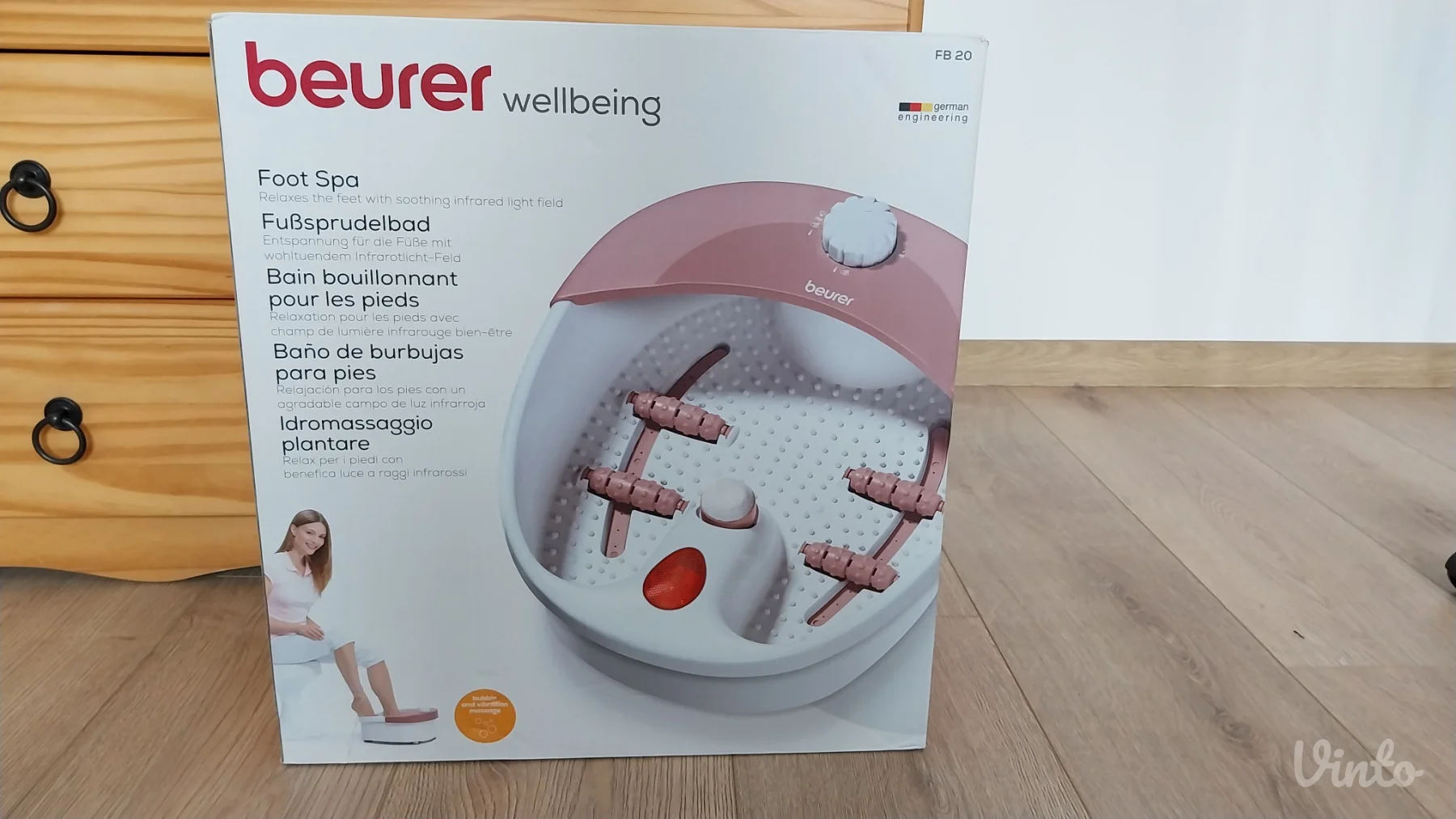 Beurer FB20 – Hidromasažni Masažer za Stopala, Kaо Nov