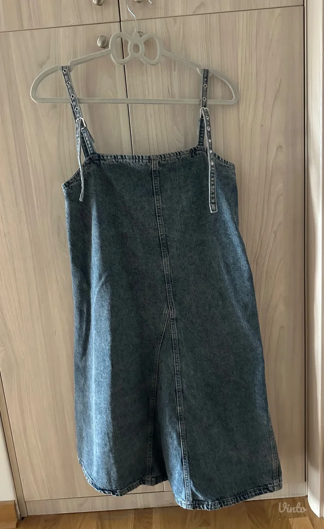 Zara teksas midi haljina