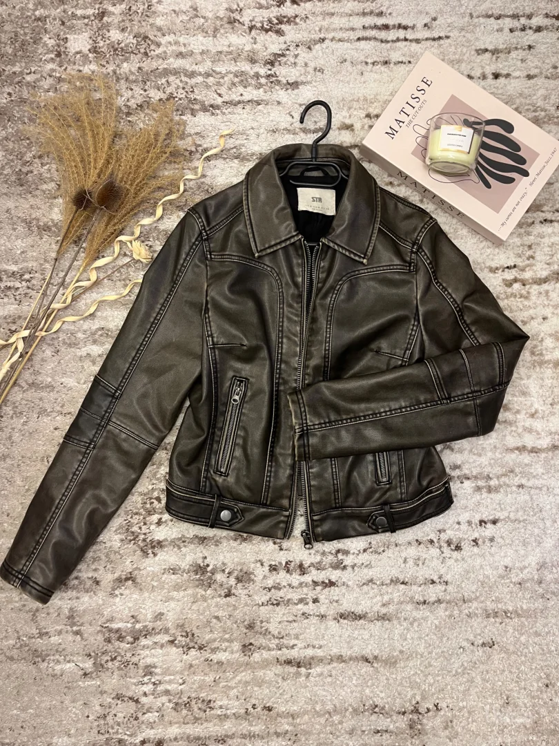 Stradivarius STR kozna jakna