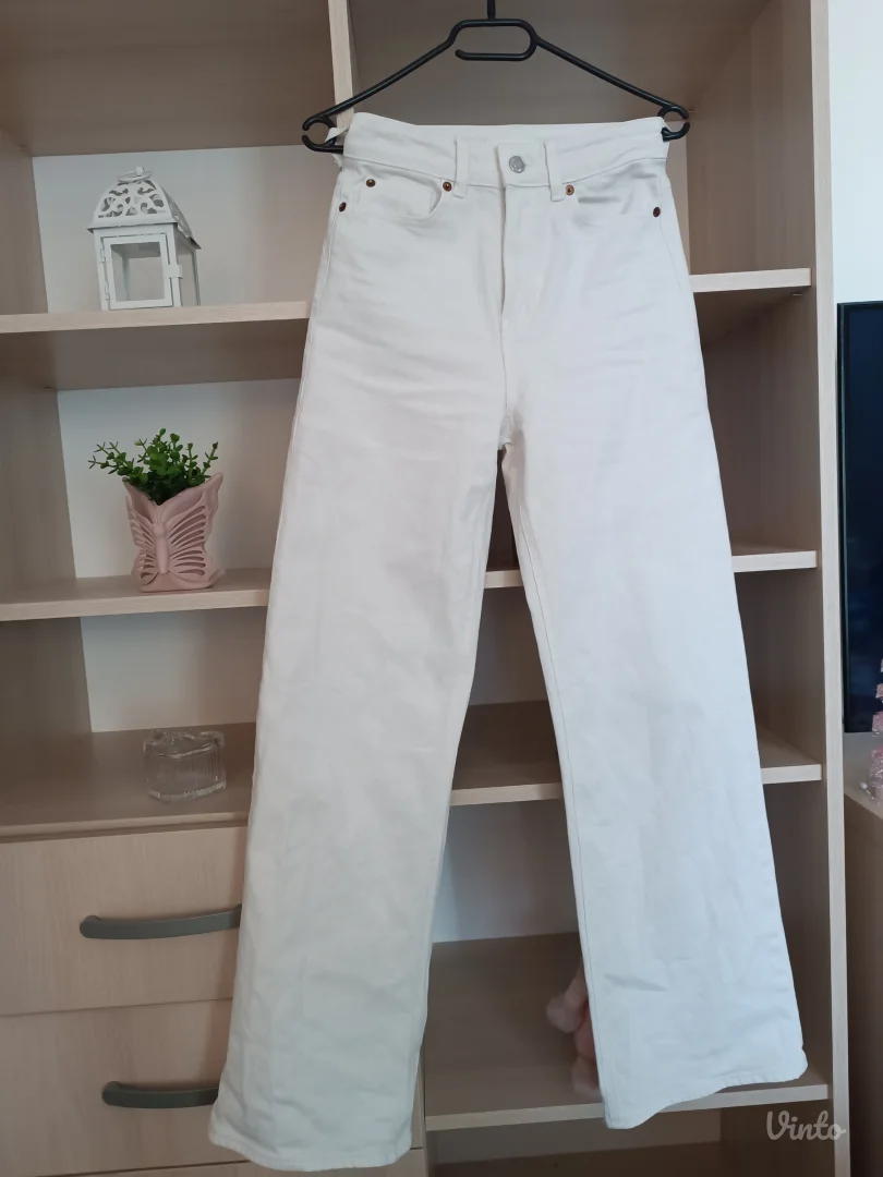 H&M wide leg farmerice-visok struk 34