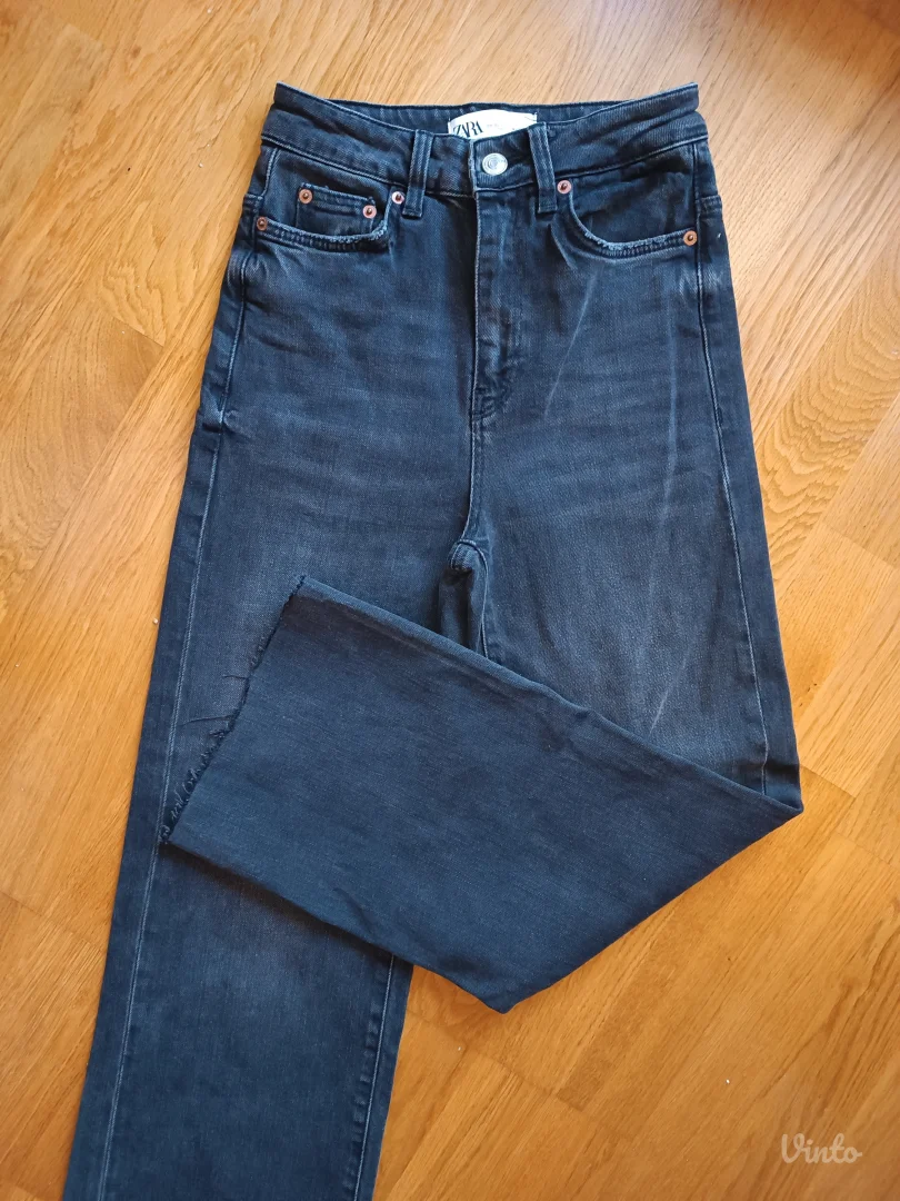 ZARA crop farmerice XS