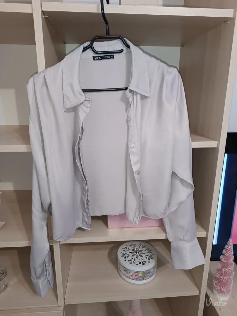 ZARA crop košulja S