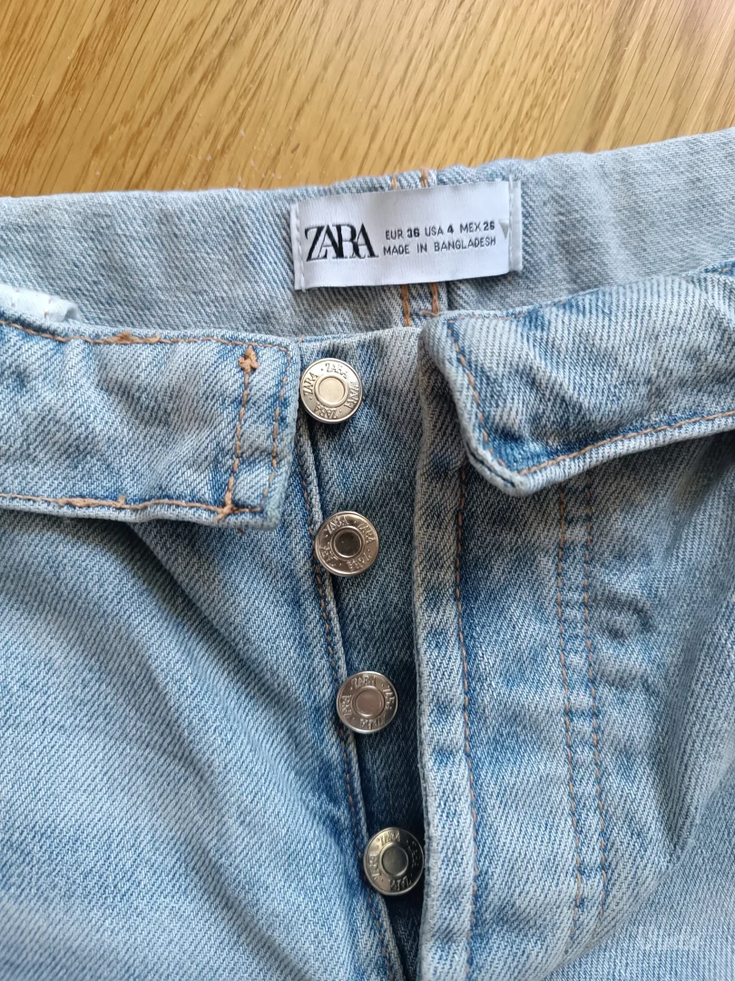 Zara teksas šorts 36