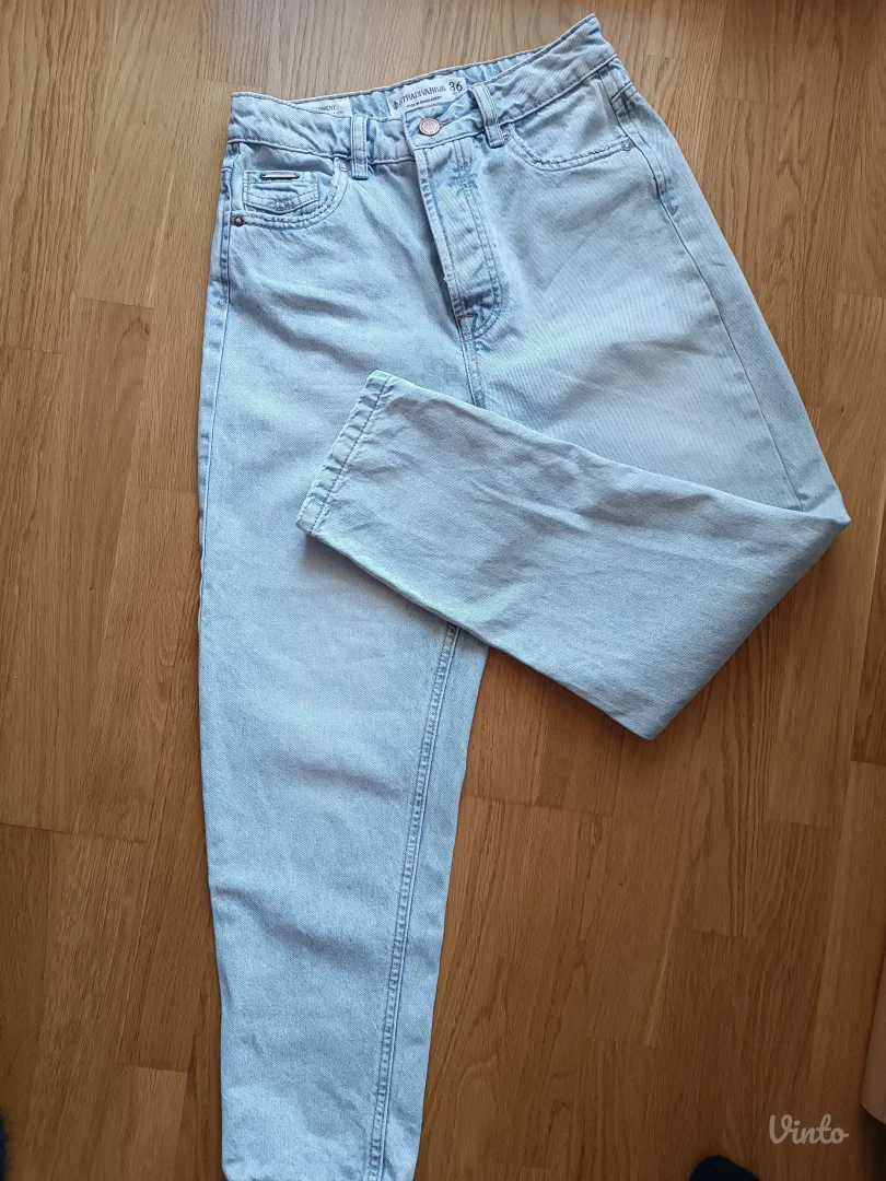 Stradivarius mom fit nove farmerice 36