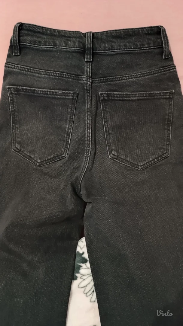 ZARA crop farmerice XS