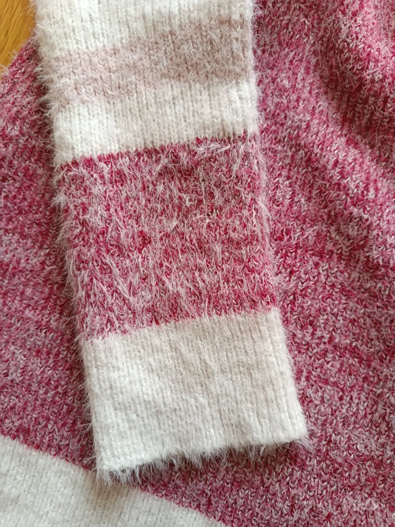 Shein prugasta zimska haljina