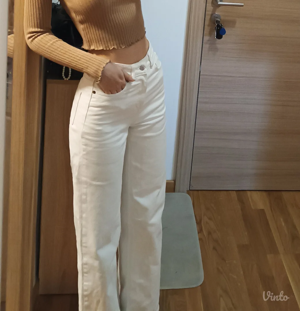 H&M wide leg farmerice-visok struk 34