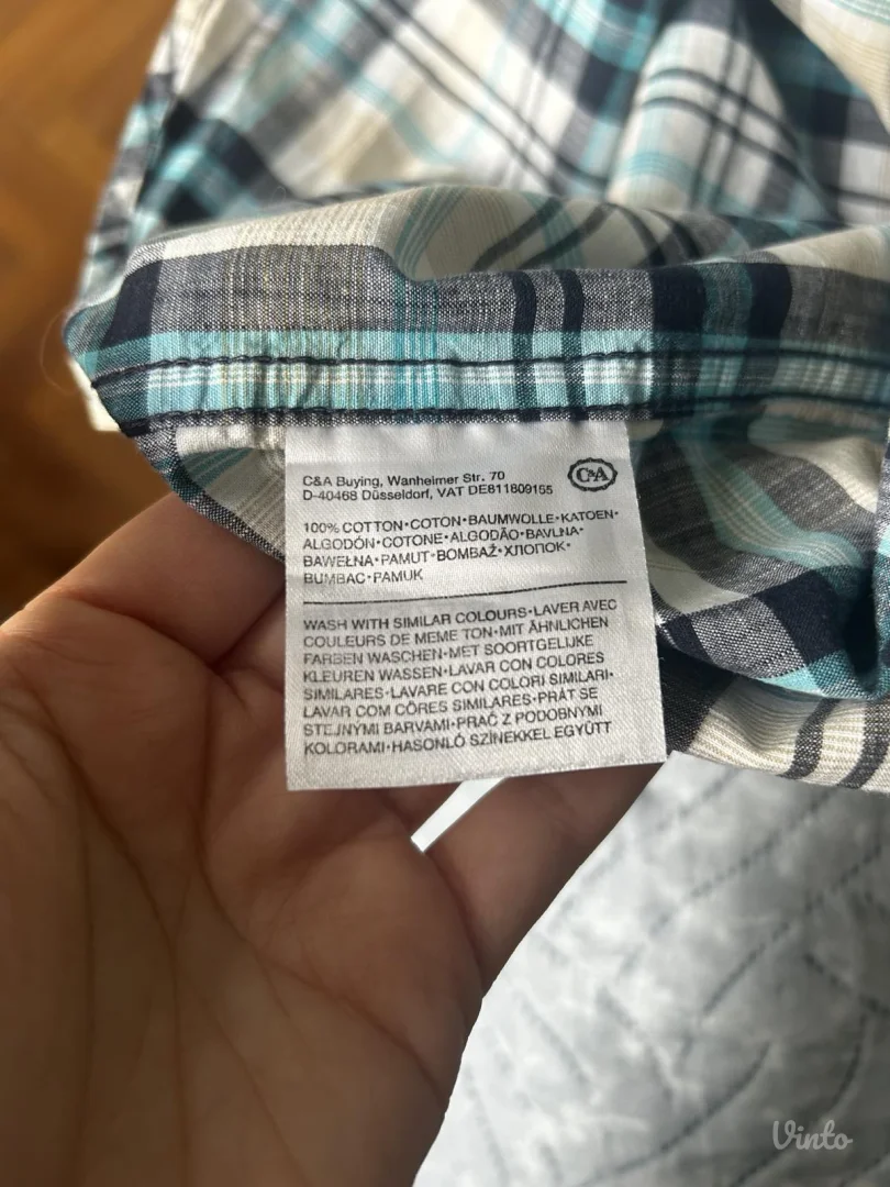 Muška košulja na kratke rukave