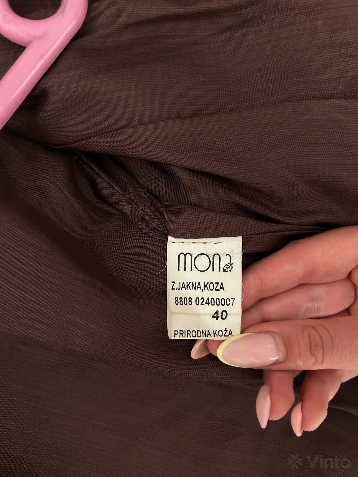 Vintage Mona kožna jakna