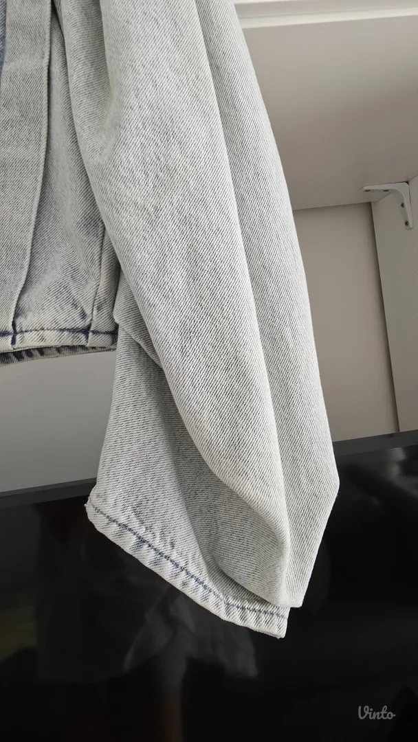 Zara teksas crop top