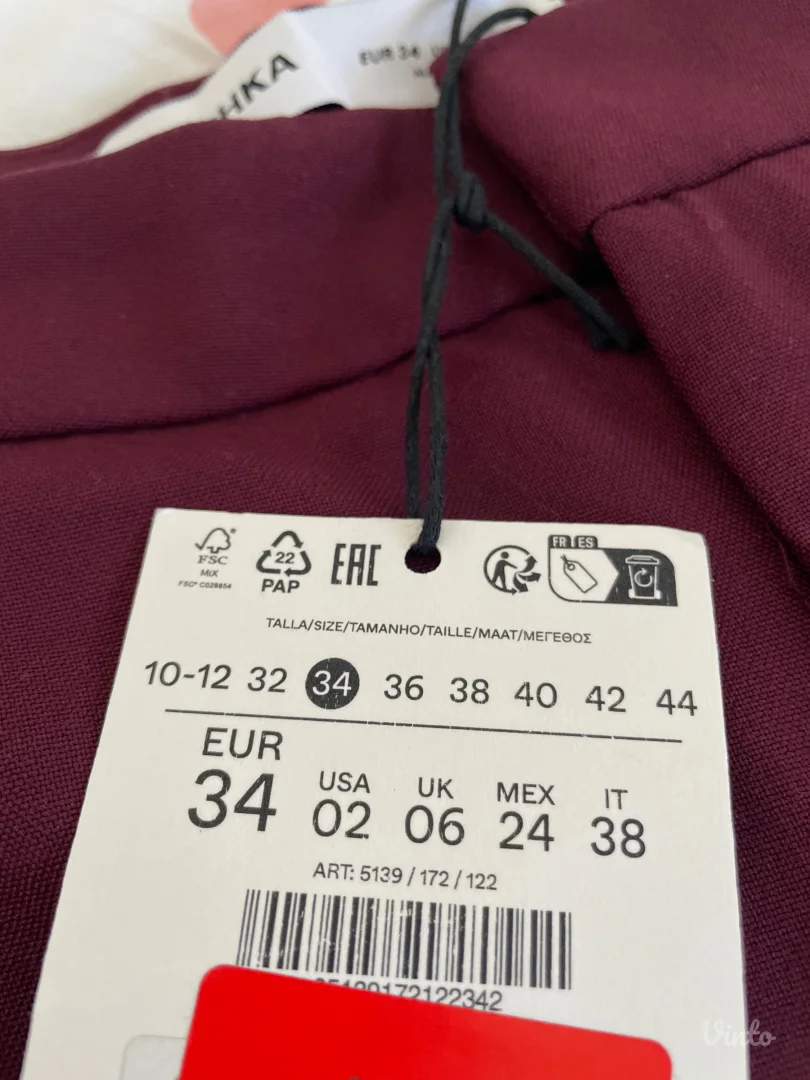 Bershka nove pantalone