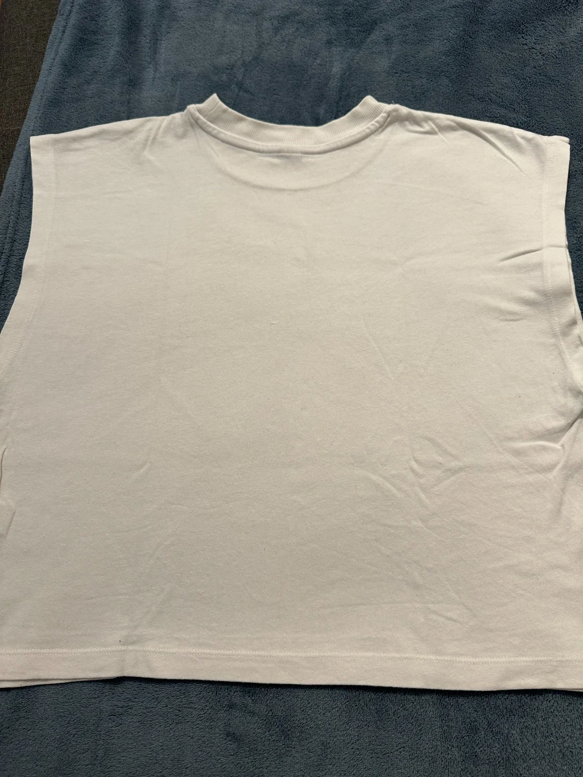 Bela majica bez rukava | XL
