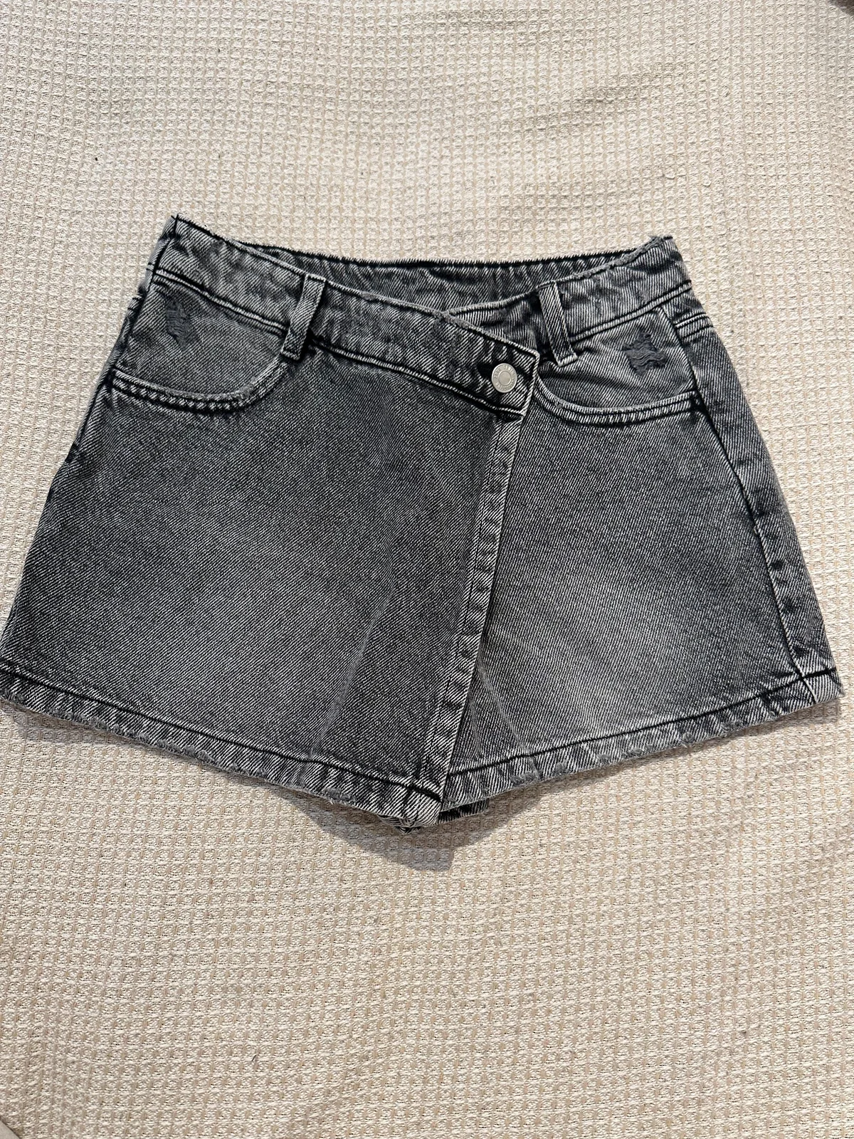 Suknja šorts, denim (na preklapanje) | ZARA KIDS, 11--12, 152 cm