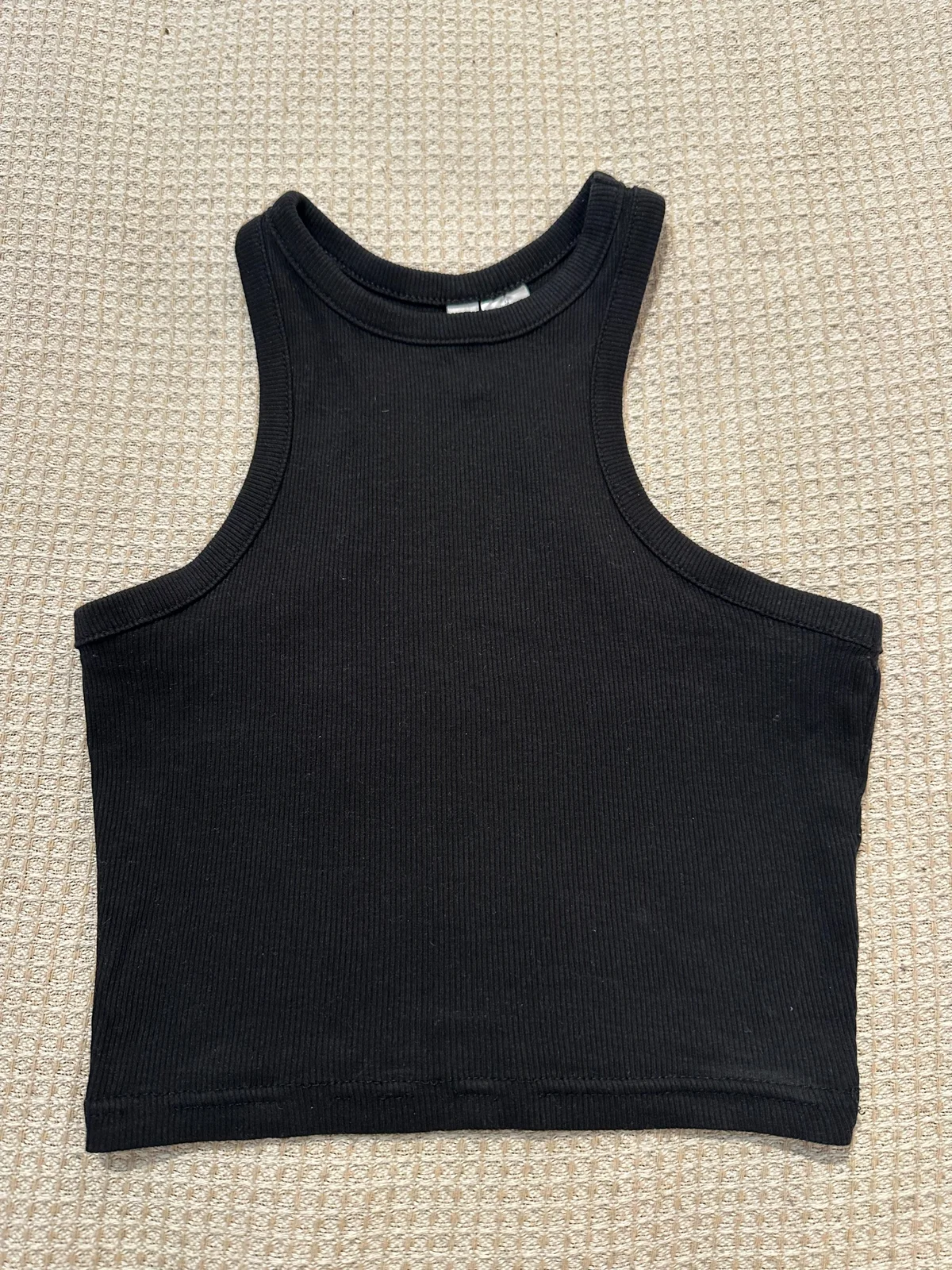 Top H&M majica bez rukava | Crna | XXS