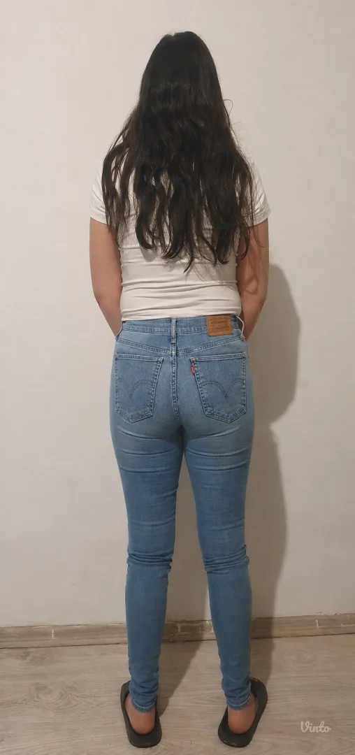 Levis Mile high skinny eu36/38 zenske farmerice