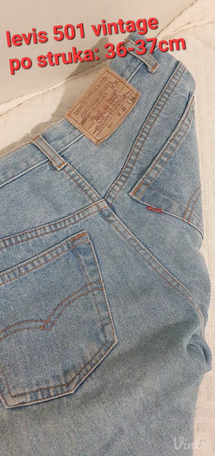 Levis 501 vintage vrlo duboke