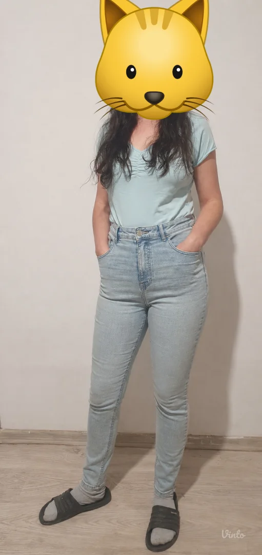 Sinsay br38 farmerice visoki struk skinny
