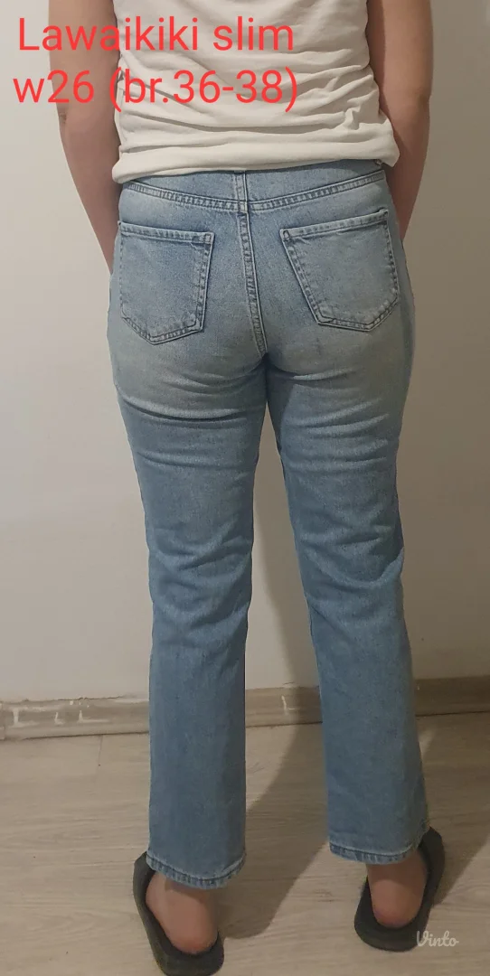 Lawaikiki zenske slim farmerke