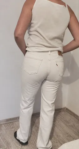 Levis 501 bele farmerice br.38/40