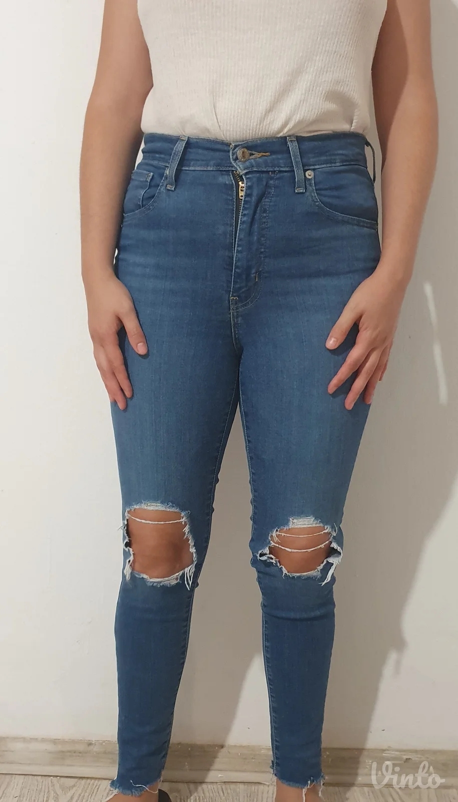 Levis Mile high skinny w27(eu36-38)