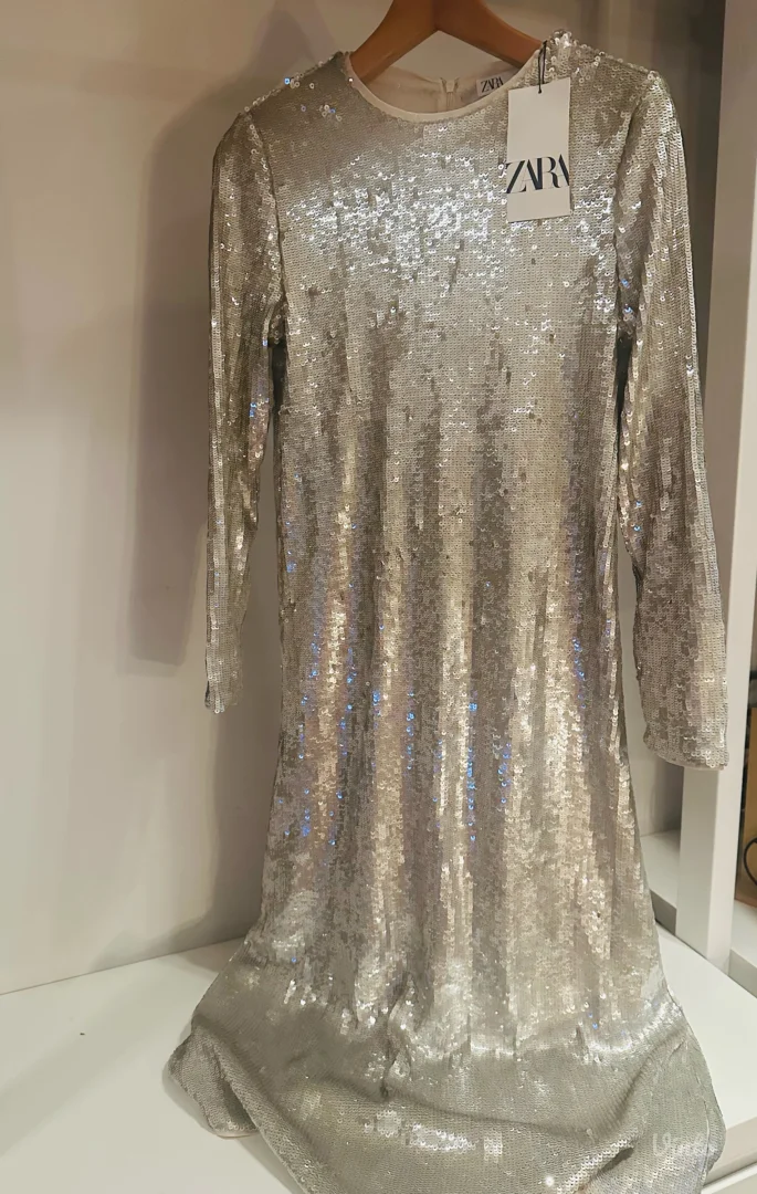 Zara haljina sa sljokicama, nova, etiketa