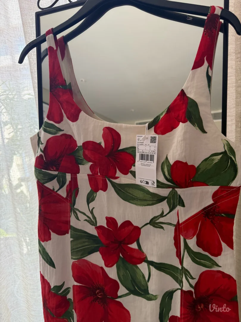 Mango cvetna haljina nova