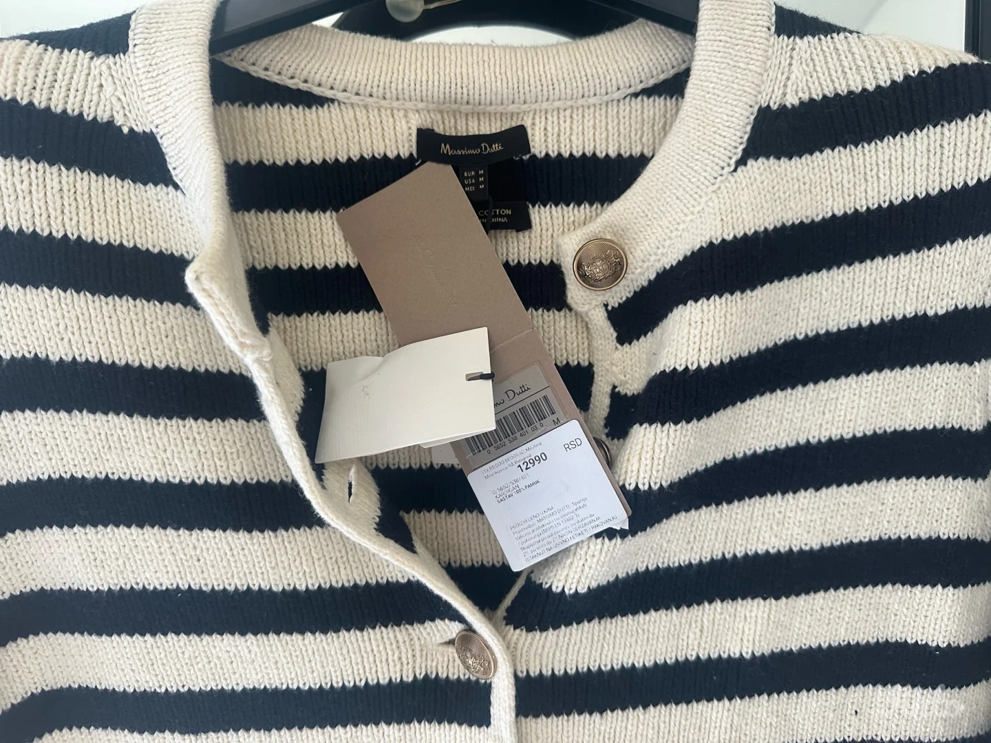 Masimo Duti dzemper, nov, etiketa