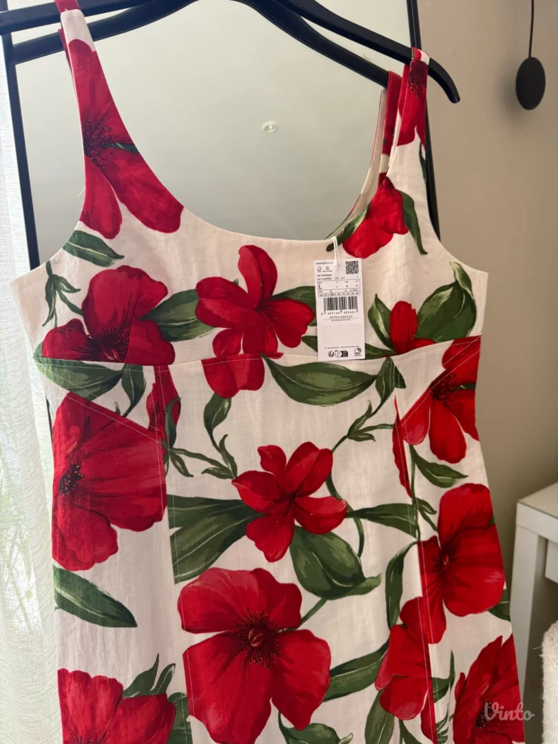 Mango cvetna haljina nova