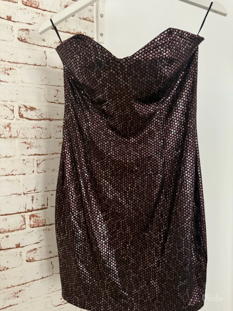 Mango svetlucava haljina