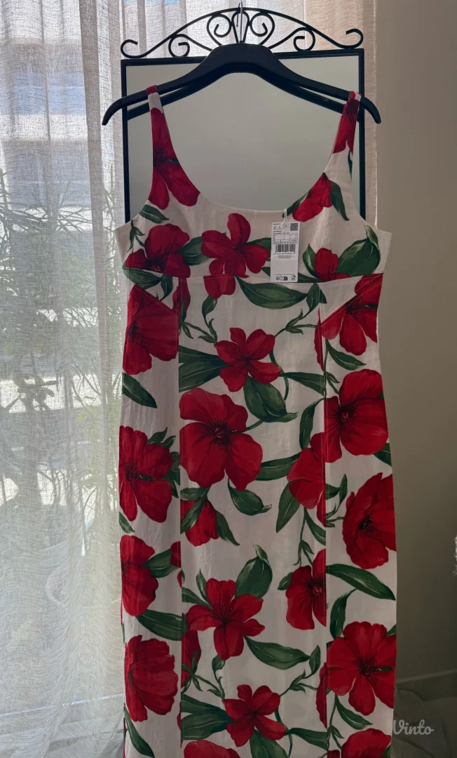 Mango cvetna haljina nova