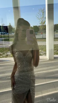 Haljina od kristalne cipke