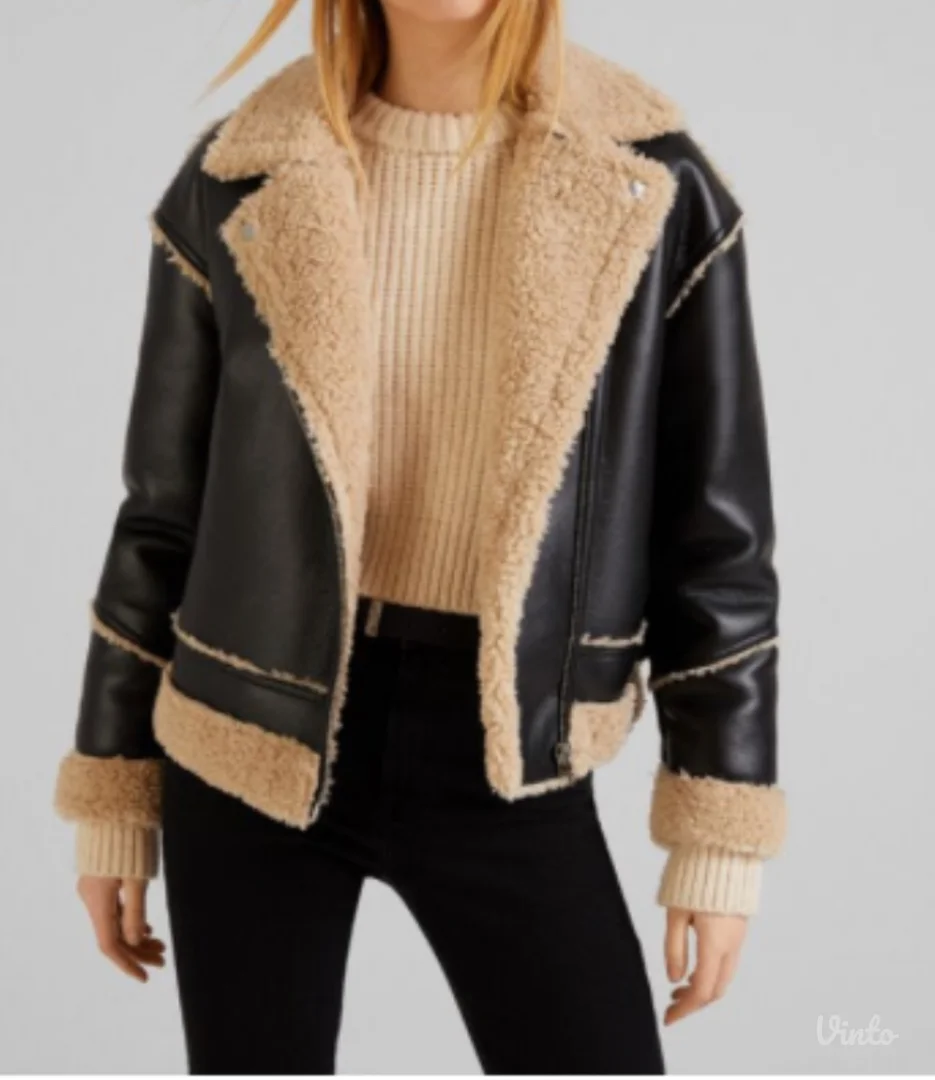 Berska kozna jakna sa dva lica