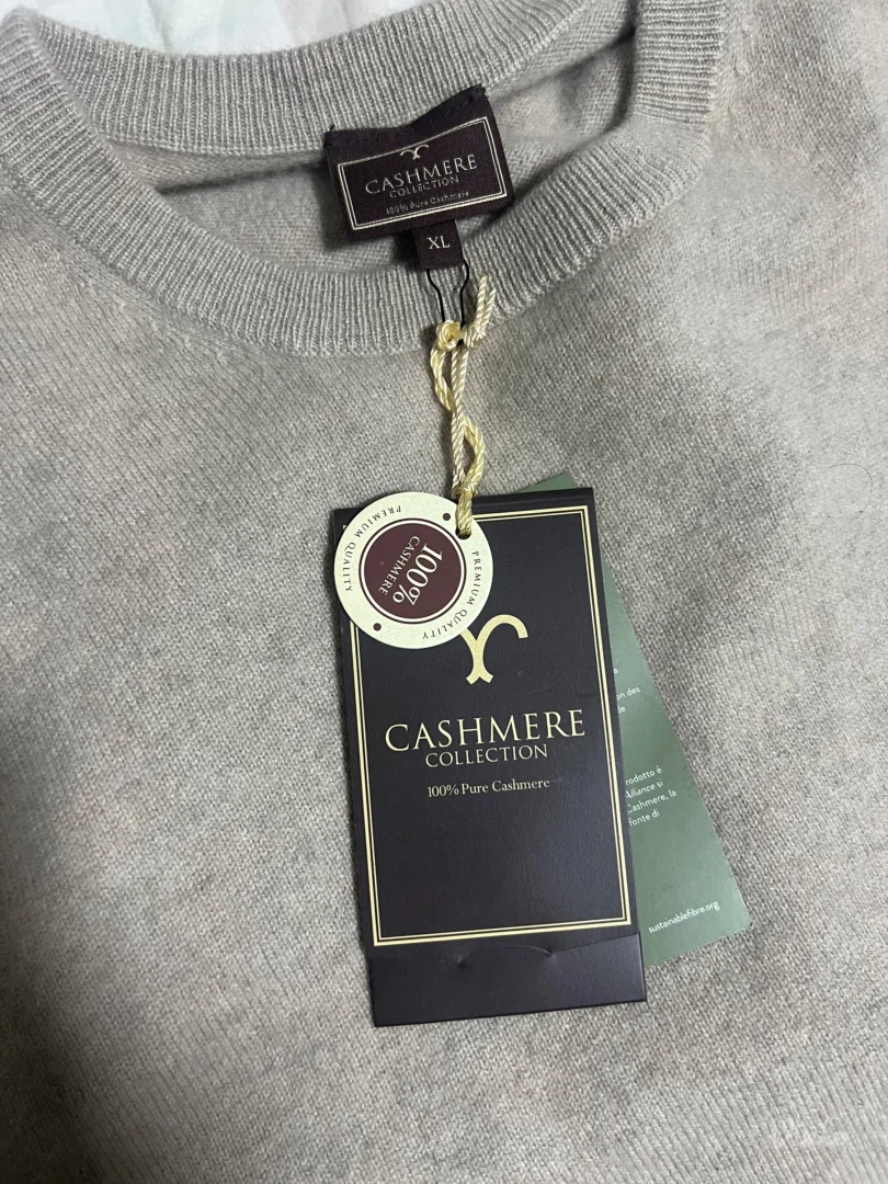 NOV 100% kašmir muški džemper XL sa etiketom