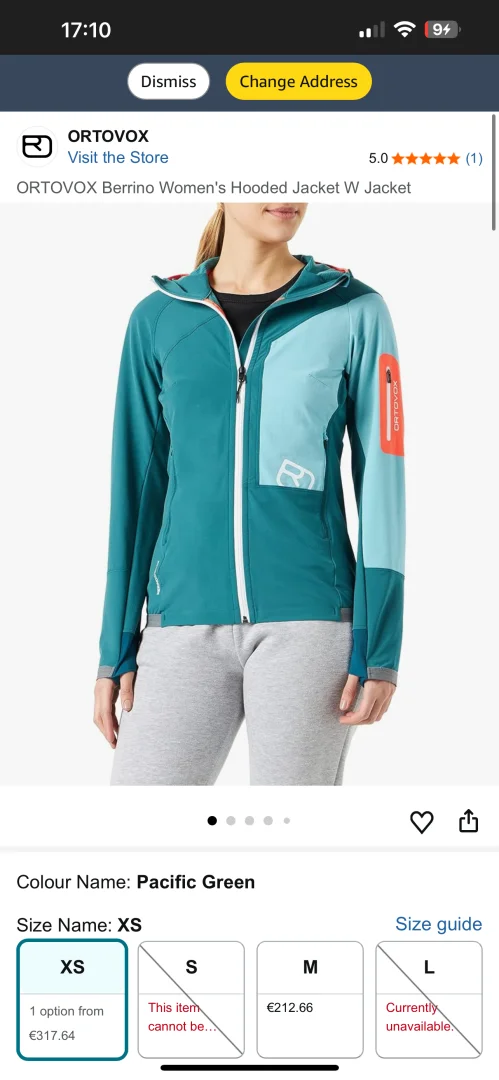 ORTOVOX Softshell Berrino Women's Hooded Jacket W Jacket - XS zenska NOVA sa etiketom