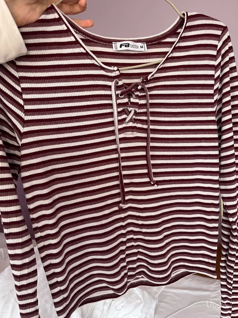 Pletena Ljubicasta bluza