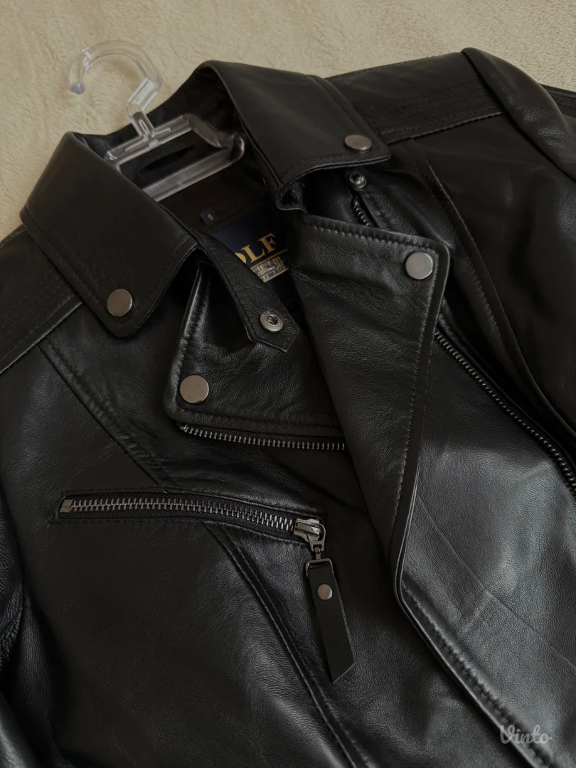 Ženska jakna od prirodne kože