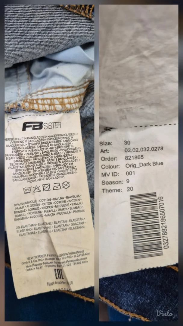 Ženske iscepane farmerke sa visokim strukom