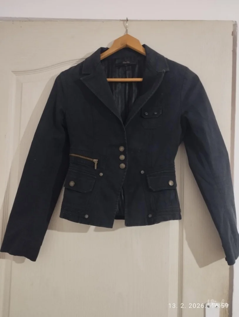 Zara kožna + Beauty Blue teksas jakna – kao nove – 5.200 din (zajedno)