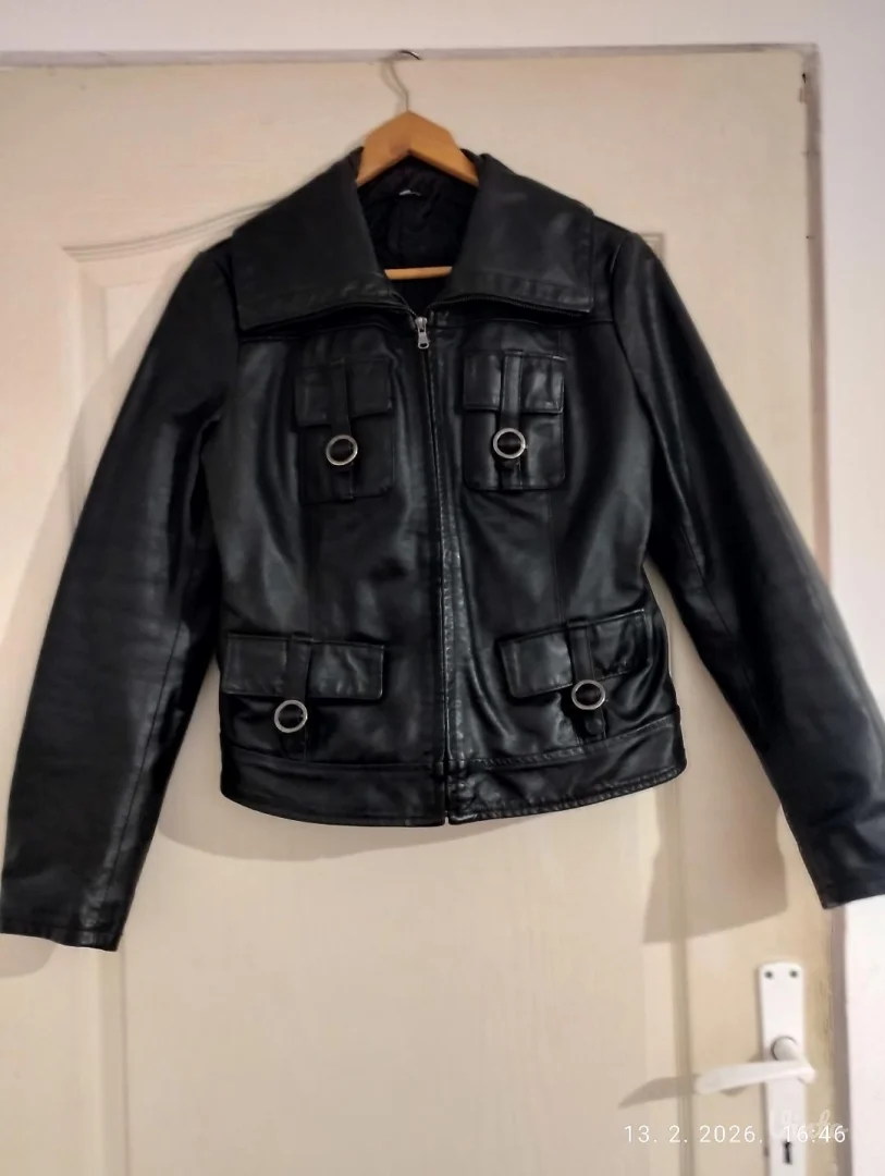 Zara kožna + Beauty Blue teksas jakna – kao nove – 5.200 din (zajedno)