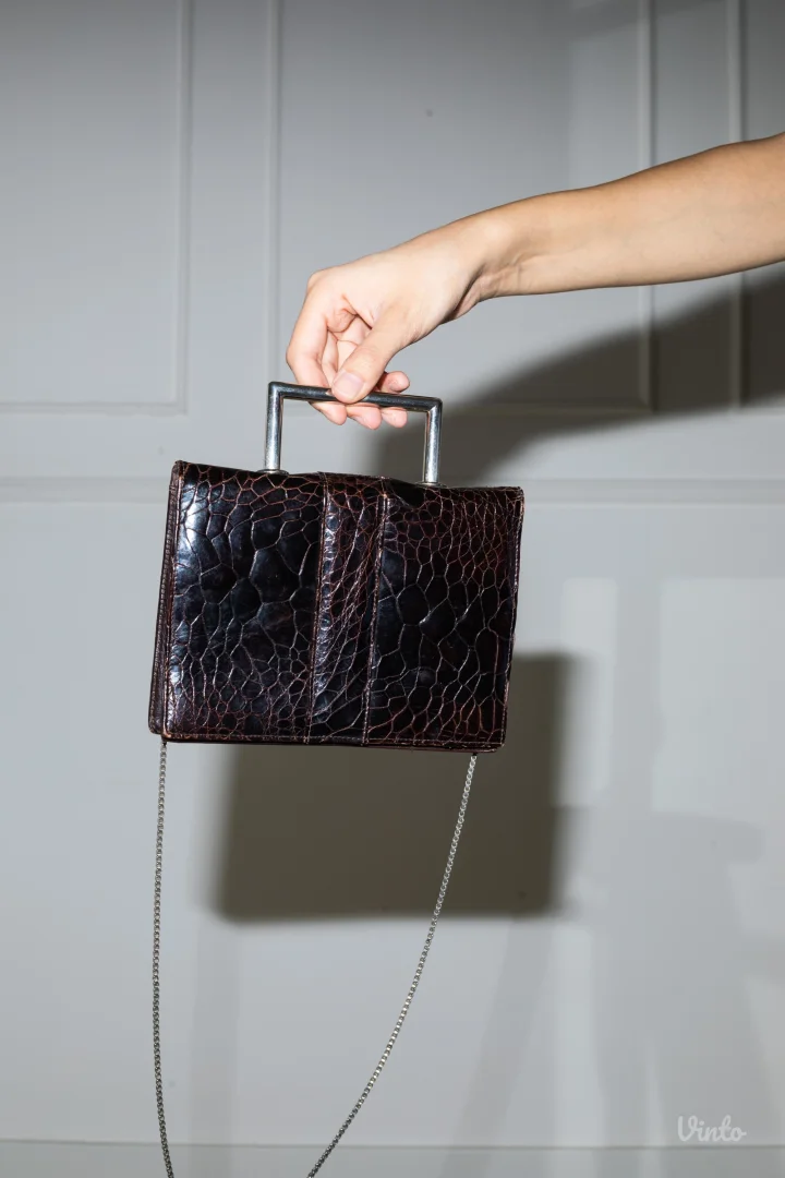 Braon elegantna torbica