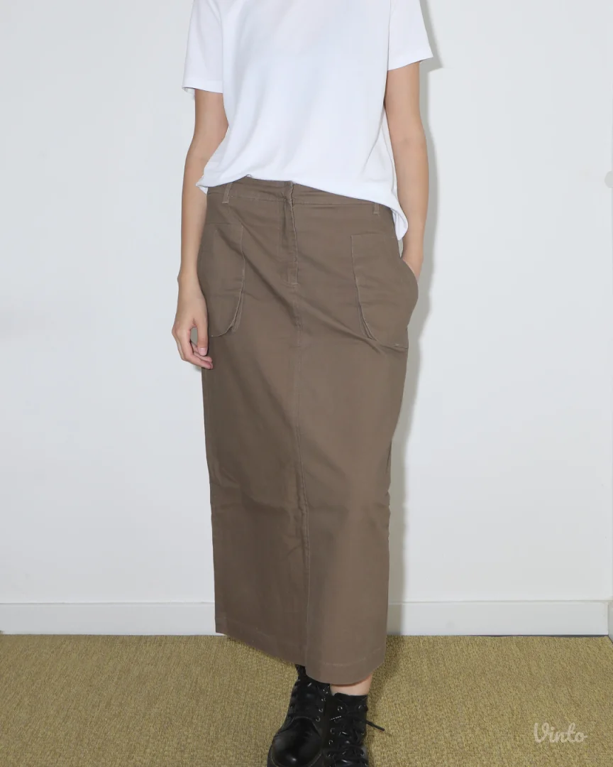 Cargo braon suknja