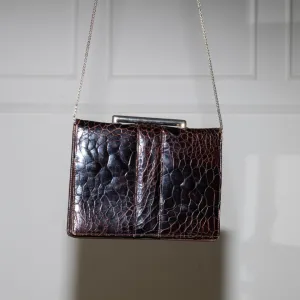 Braon elegantna torbica