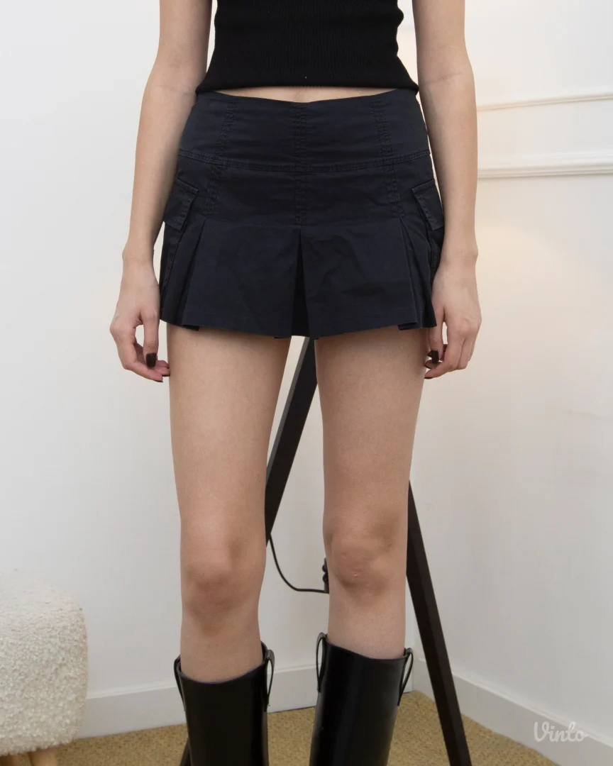 Mini cargo suknja sa skrivenim šortsem