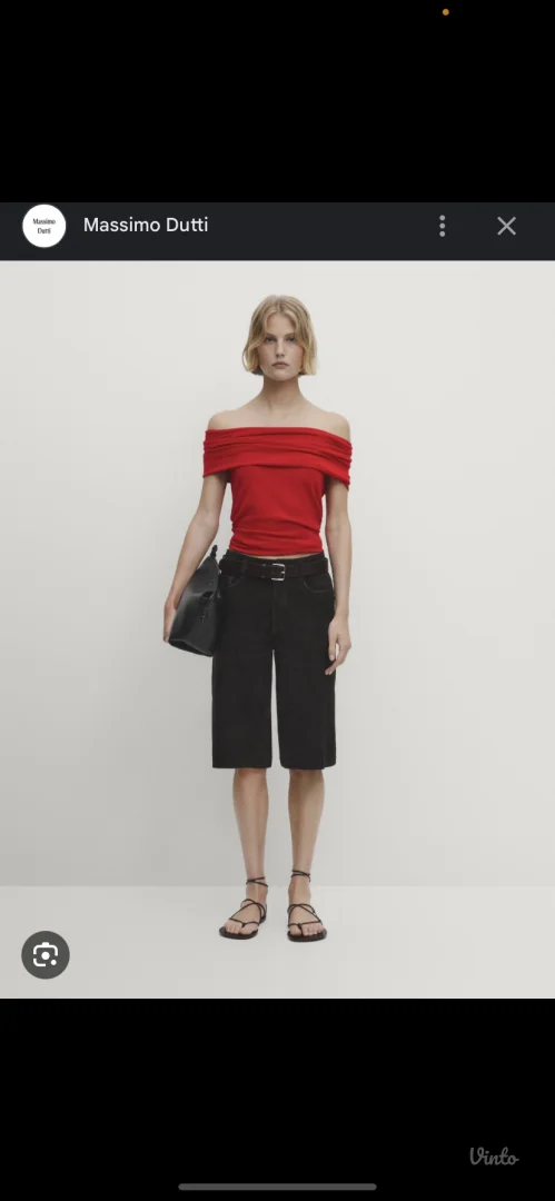 Massimo dutti - majica sa spustenim ramenima