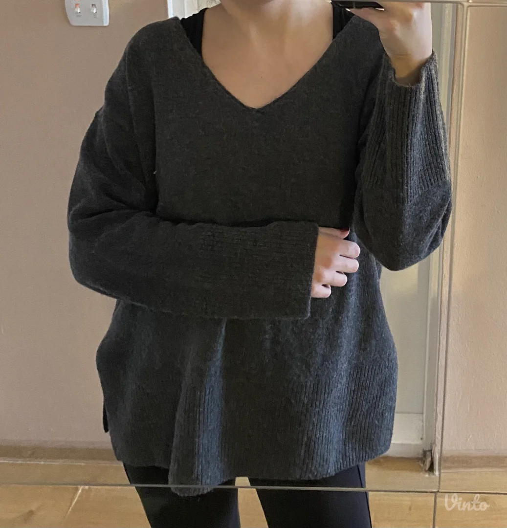 Massimo dutti oversized dzemper/vuna,kasmir