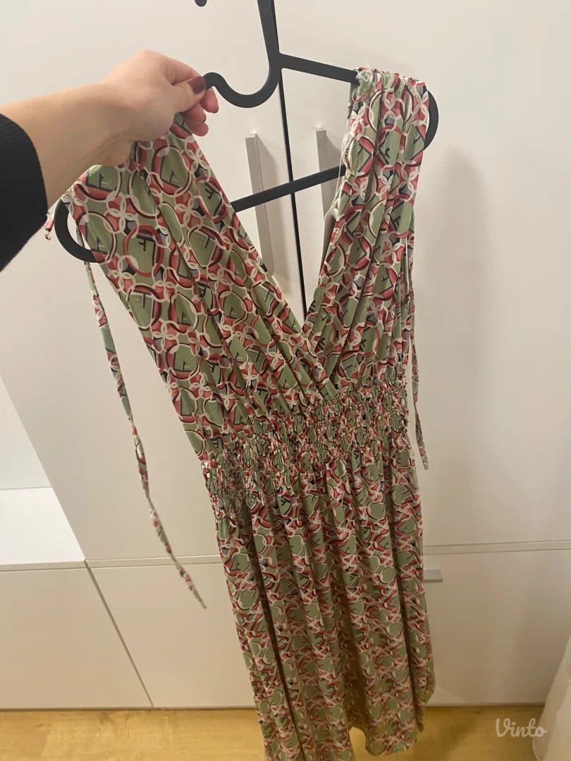 Midi letnja haljina sa etiketom