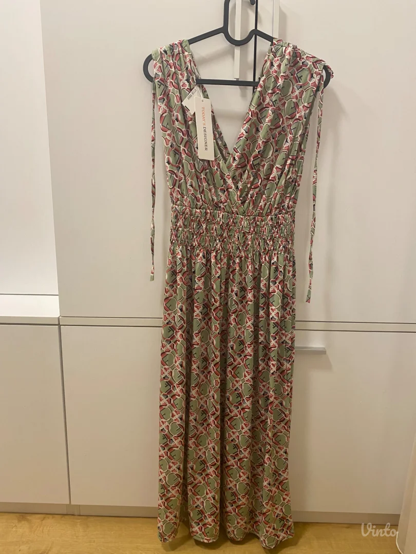 Midi letnja haljina sa etiketom