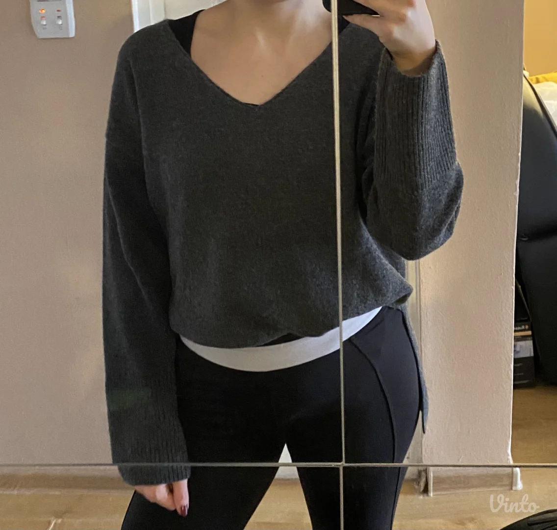 Massimo dutti oversized dzemper/vuna,kasmir