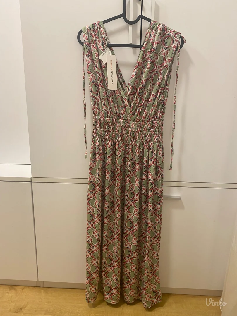 Midi letnja haljina sa etiketom