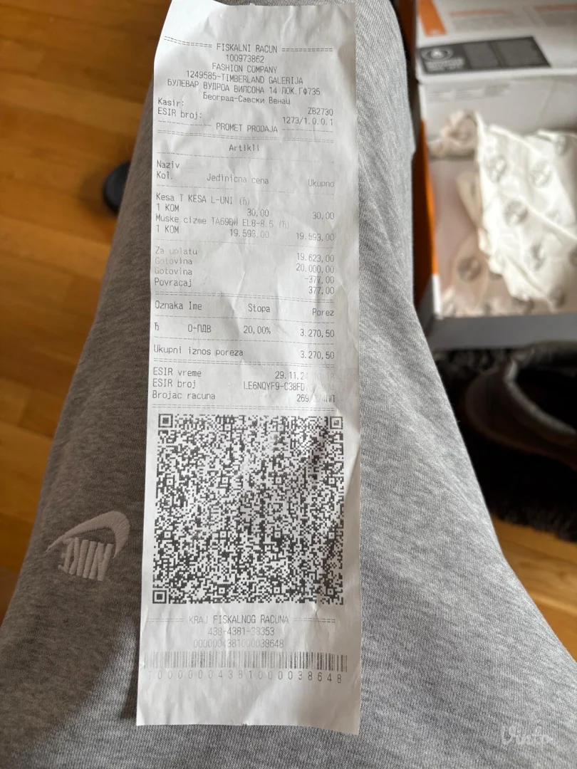 Timberland muške kožne vodootporne čizme